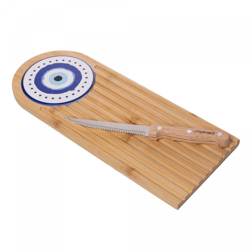 Conjunto 3 Peças para Servir Greek Bambu