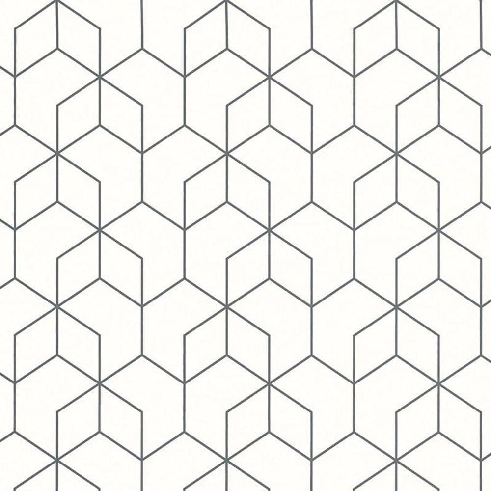 Papel De Parede Ella Geometria 6743-40 Rolo 10m X 0,53m