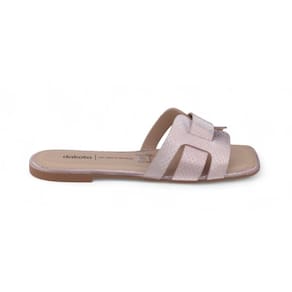 Chinelo Slide Feminino Dakota Y8041 rasteirinha metalizada