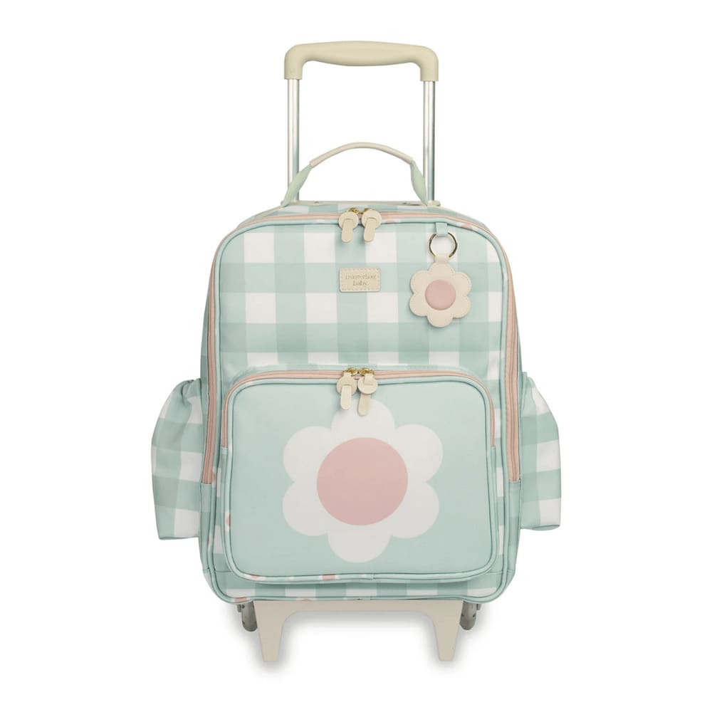 Mochila de Rodinhas Kids Margarida - Menta - Masterbag