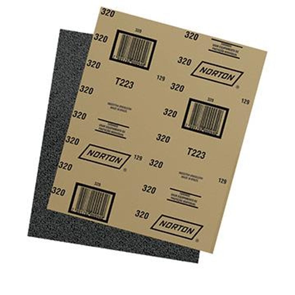 Lixa de Água Norton G320 T223 - Embalagem com 50 Unidades