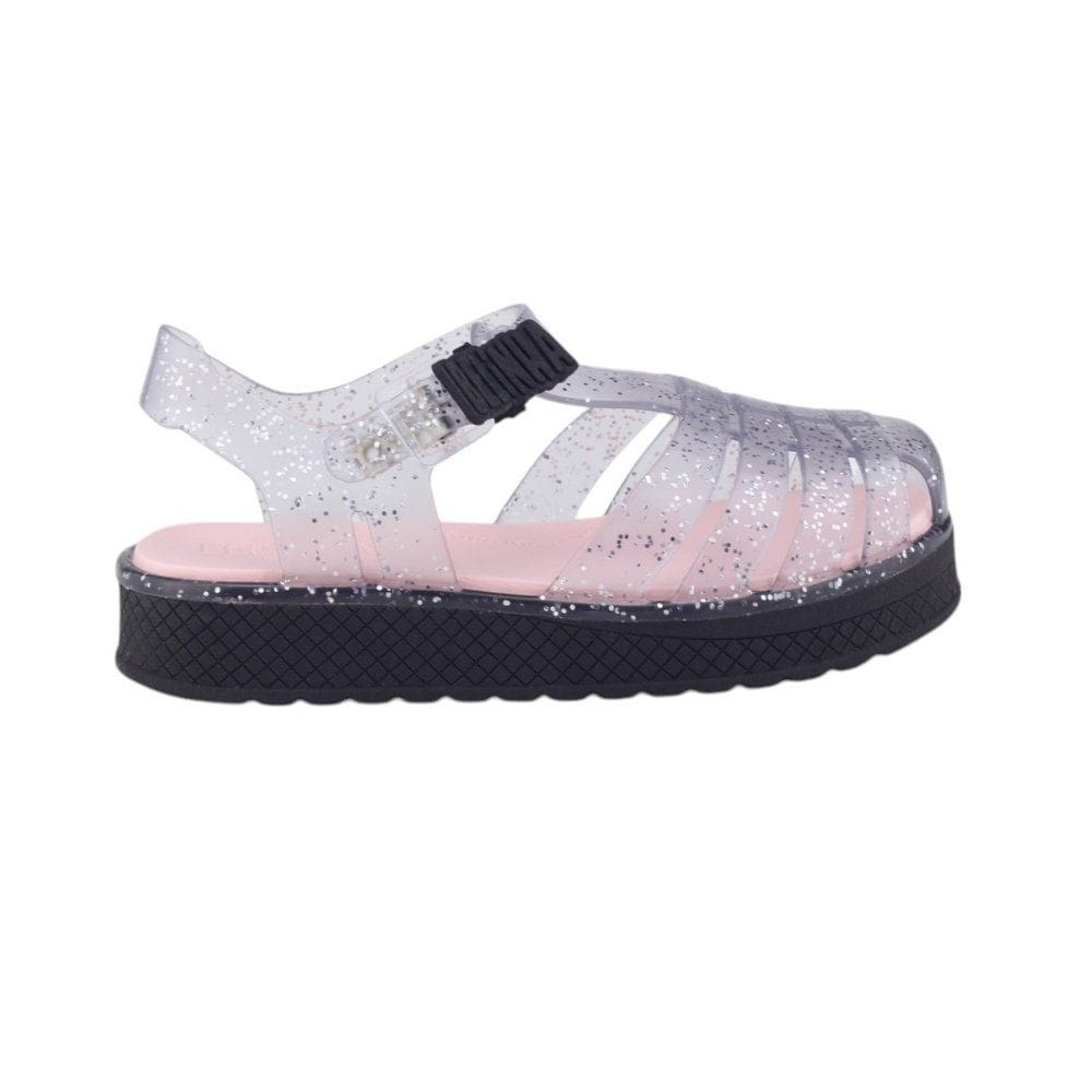 Sandália Menina Kidy Gloss Plataforma Belinha Glitter