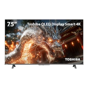 Smart TV QLED 75 4K Toshiba Google TV 4HDMI 2USB Wi-Fi