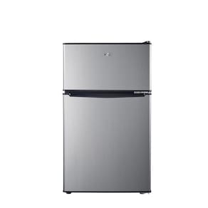 Frigobar Refrigerador Compacto HQ Defrost 90 Litros Preto/Inox HQ-90RDF