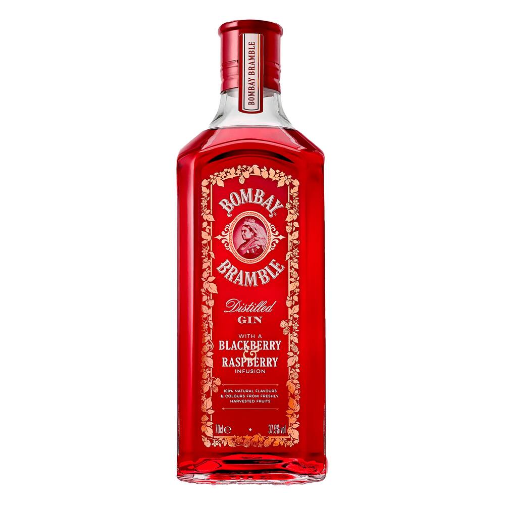 Gin Bombay Bramble Sabor Amora e Framboesa 700ml