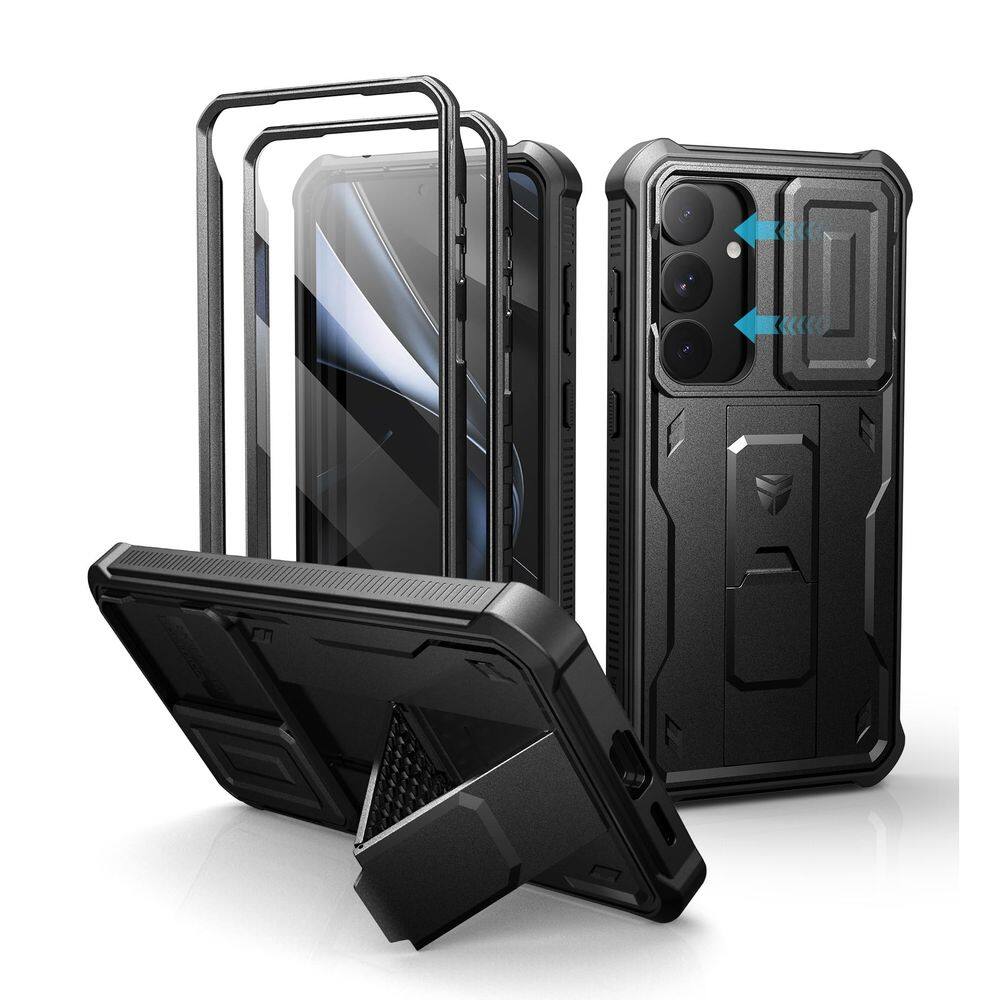 Capa Dexnor para Samsung Galaxy S25 Plus com capa de câmera preta