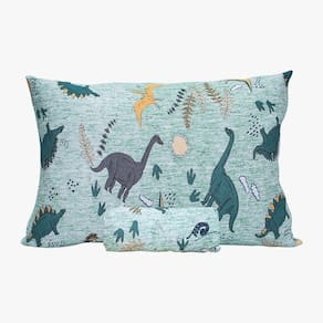 Roupa Cama Infantil Dinossauros 2 Peças C/ Elástico Solteiro