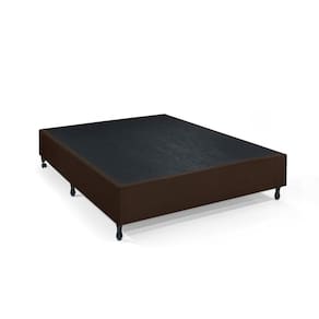 Base Cama Box Casal Zinn 138x188x44 cm tecido veludo reforçada
