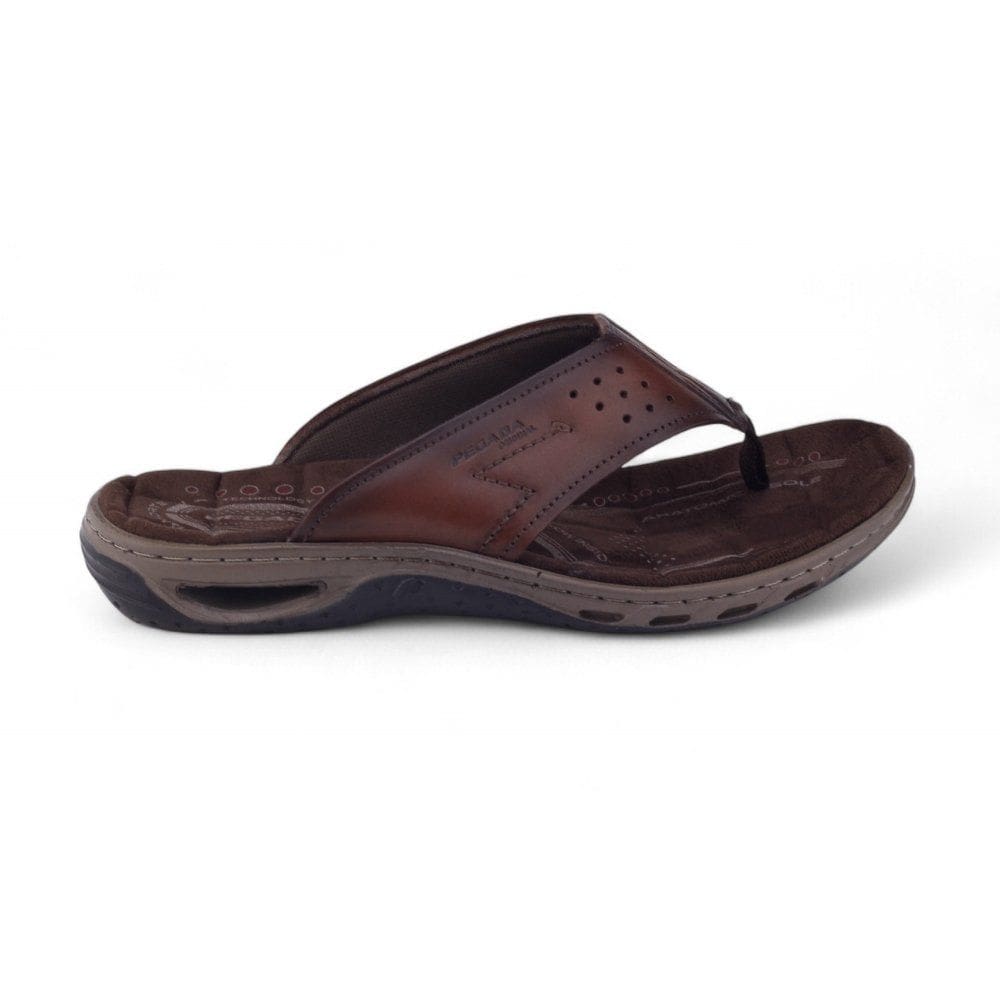 Chinelo Masculino Pegada 131663 Couro Anilina Amortech