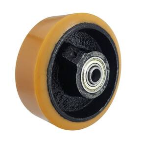 Roda 4” R 414 UFK 250kg PU Rolamento 117079 Rod-Car