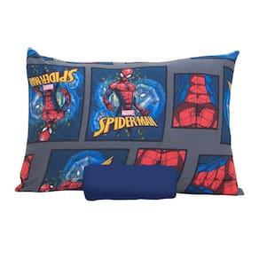 Jogo Cama Menino Homem Aranha C/ Elástico Algodão 2 Peças