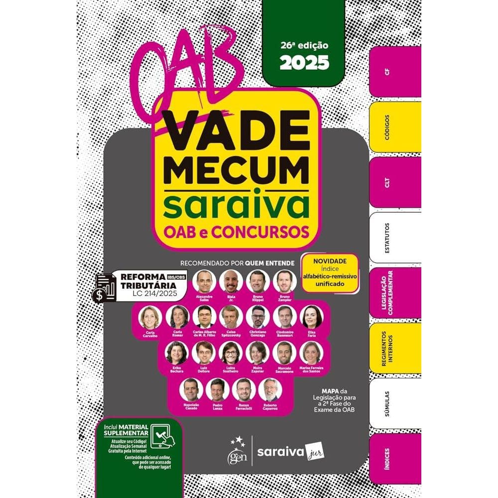 Vade Mecum Saraiva OAB e Concursos - 26ª Edição (1403)