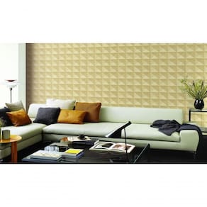 Papel De Parede Beaux Arts 2 Triângulos 3d Ba220063 - Rolo 10m X 0,53m