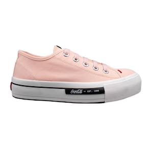 Tênis Coca-Cola Daytona Plataforma Canvas Casual Feminino