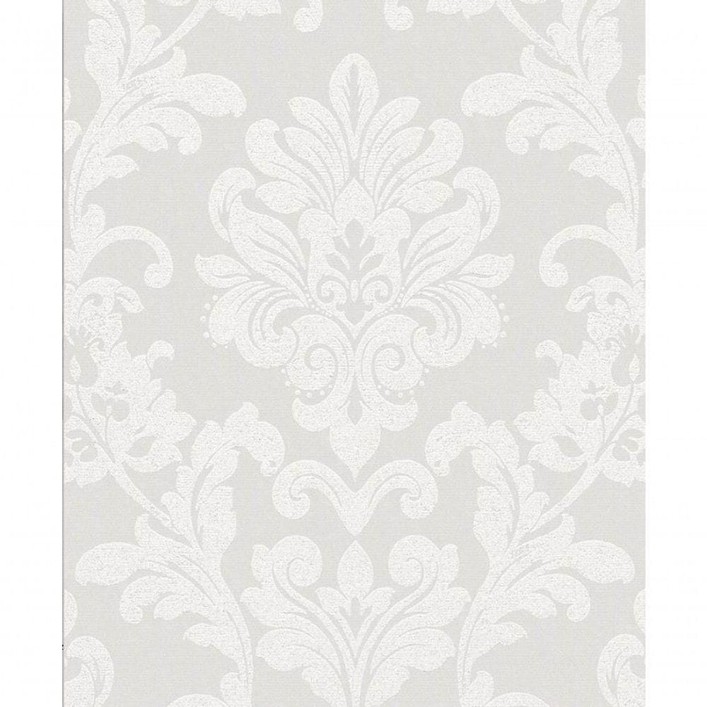 Papel De Parede Ella Damask Metálico 6762-10 - Rolo 10m X 0,53m