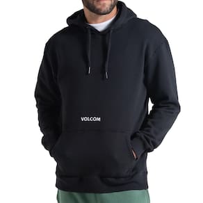 Moletom Volcom Canguru Signature WT25 Masculina Preto