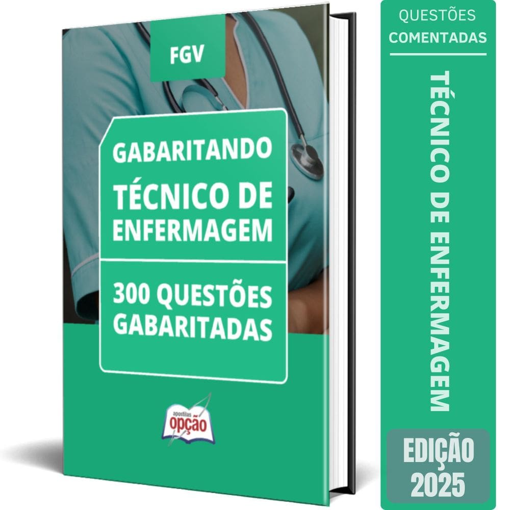 Caderno Técnico De Enfermagem - Questões Gabaritadas 2025