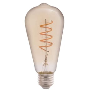 Lâmpada Led De Filamento Espiral Tramontina St64 4 W 2200 K Luz Amarela âmbar Tramontina