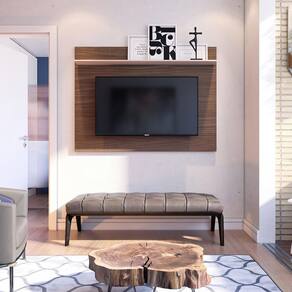 Painel para TV até 55 Pol 135x99cm Maia Nogueira Off White