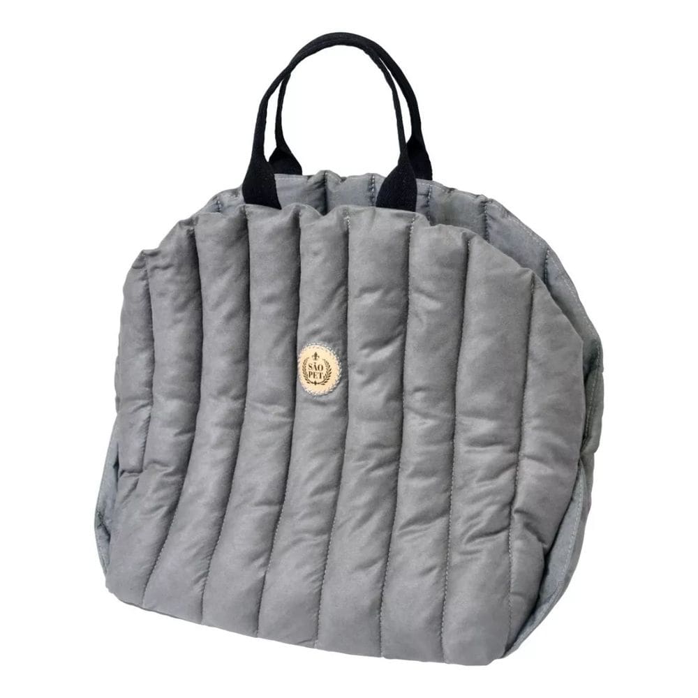 Bolsa/Cama Monaco Cinza São Pet Transportar pets
