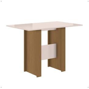 Mesa Milano 4 Lugares Tampo Retangular Resistente Ambiente Sala Jantar Cozinha Retrô
