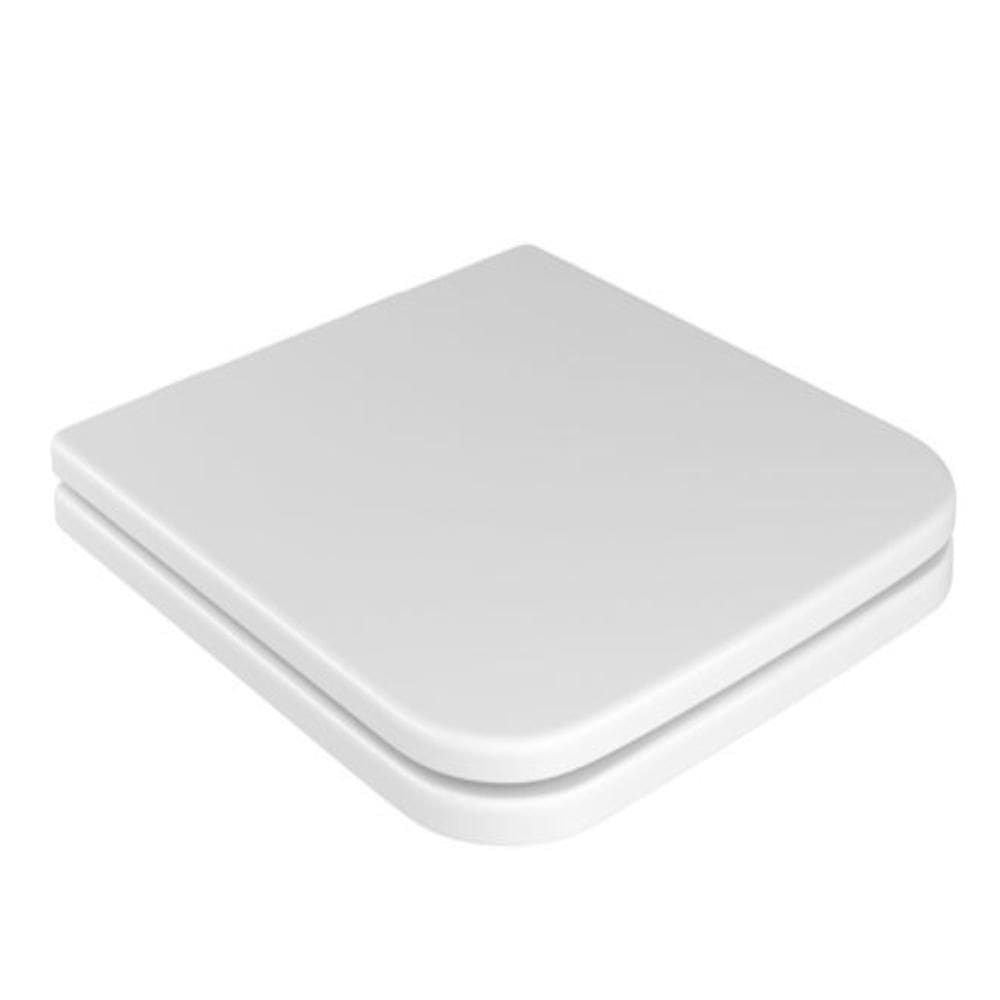 Assento Sanitário Poliéster Monocromático Living Branco Deca