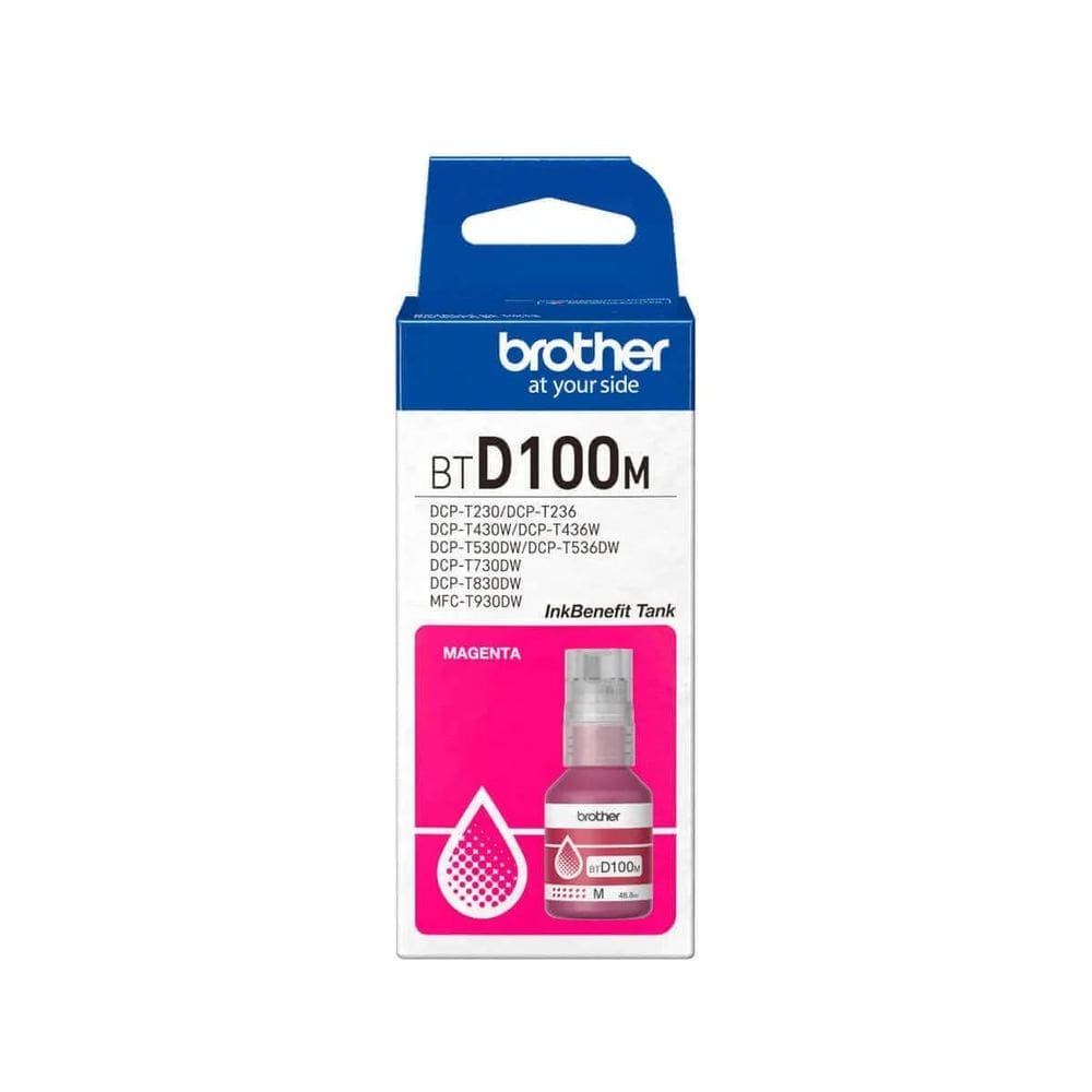 Refil de Tinta Brother Magenta 5K BTD100M