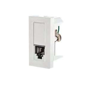 Tomada Telefone RJ11 2FIOS 1M Branca 615011BC