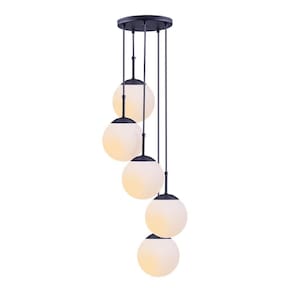 Lustre Pendente Vidro Globo Jabuticaba Balcão Cozinha Quarto