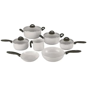 Jogo de Panelas Brinox Suprema REV. Ceramico 7PCS - 7244/101 Vanilla