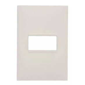Placa 1 Posto 4X2 Branca 618501BC