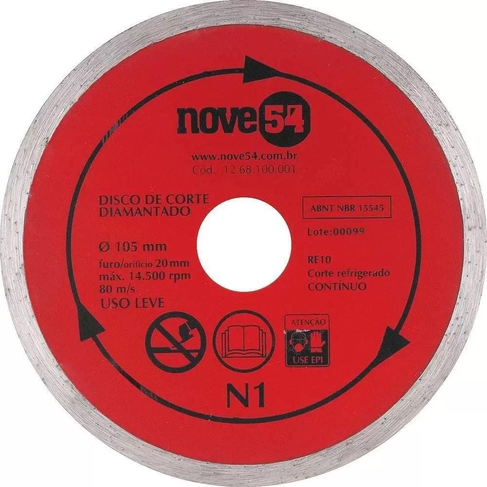 Disco Diâmetro 105Mm Nº1 - Nove54 12.68.100.001