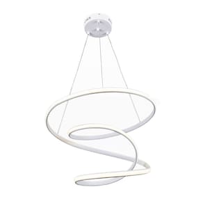 Lustre Pendente Led 41W Design Moderno Luxo Premium Bivolt Twisted M3