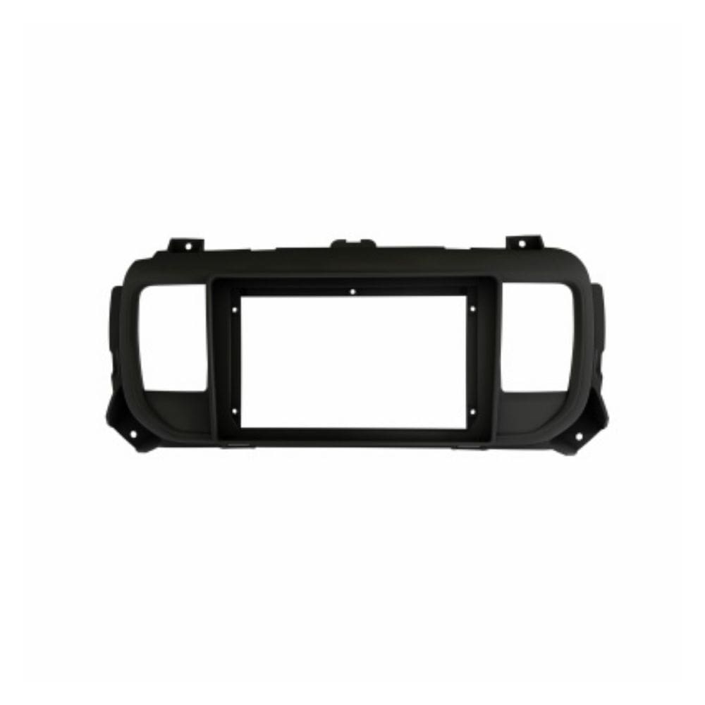 Moldura Fiamon 9" Compatível com Novo Peugeot EXPERT/JUMP - Preto Fosco