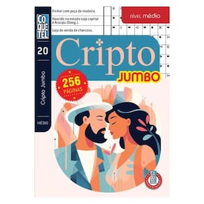 Livro Coquetel Jumbo Cripto Nível Médio Ed 20