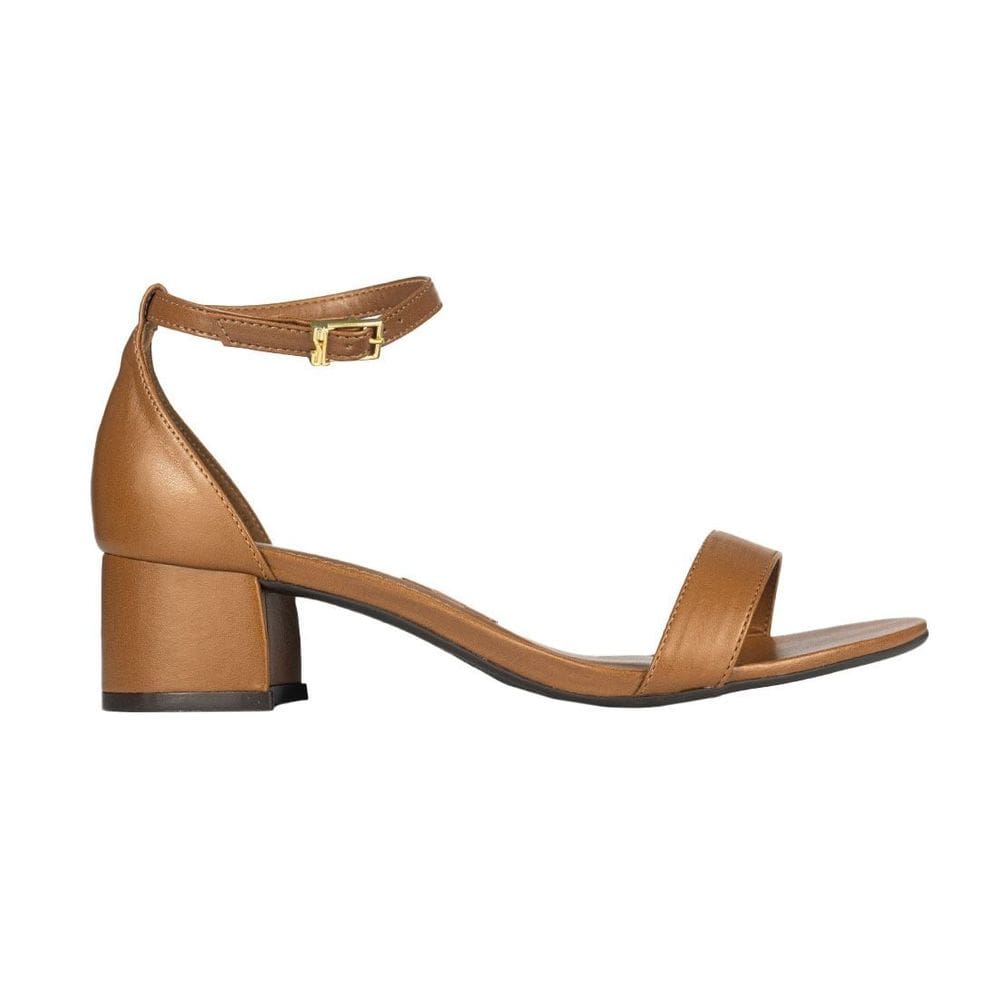 Sandália Santa Lolla Napa Soft Salto Bloco Baixo