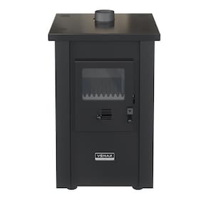 Calefator à Lenha Venax Vulcano, Dupla Combustão, Preto