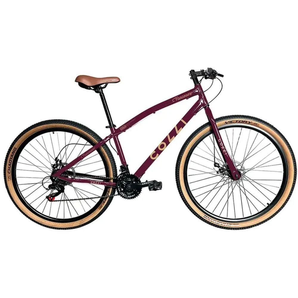 BicicletaColli Vancouver A.29 F.disco 21v 131 0148d Roxo Perolizado