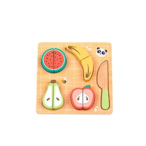 Brinquedo Didático Cortando Alimento Frutas Tokky Toy 10 Peças
