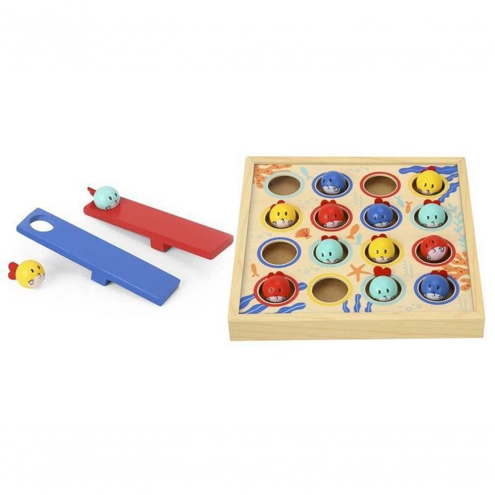 Brinquedo Didatico Mergulho Dos Peixinhos Tooky Toy Tf980