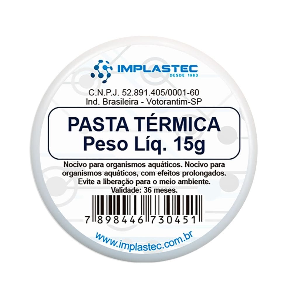 Pasta Térmica Branca Adega Cooler Geladeira Portátil 15g