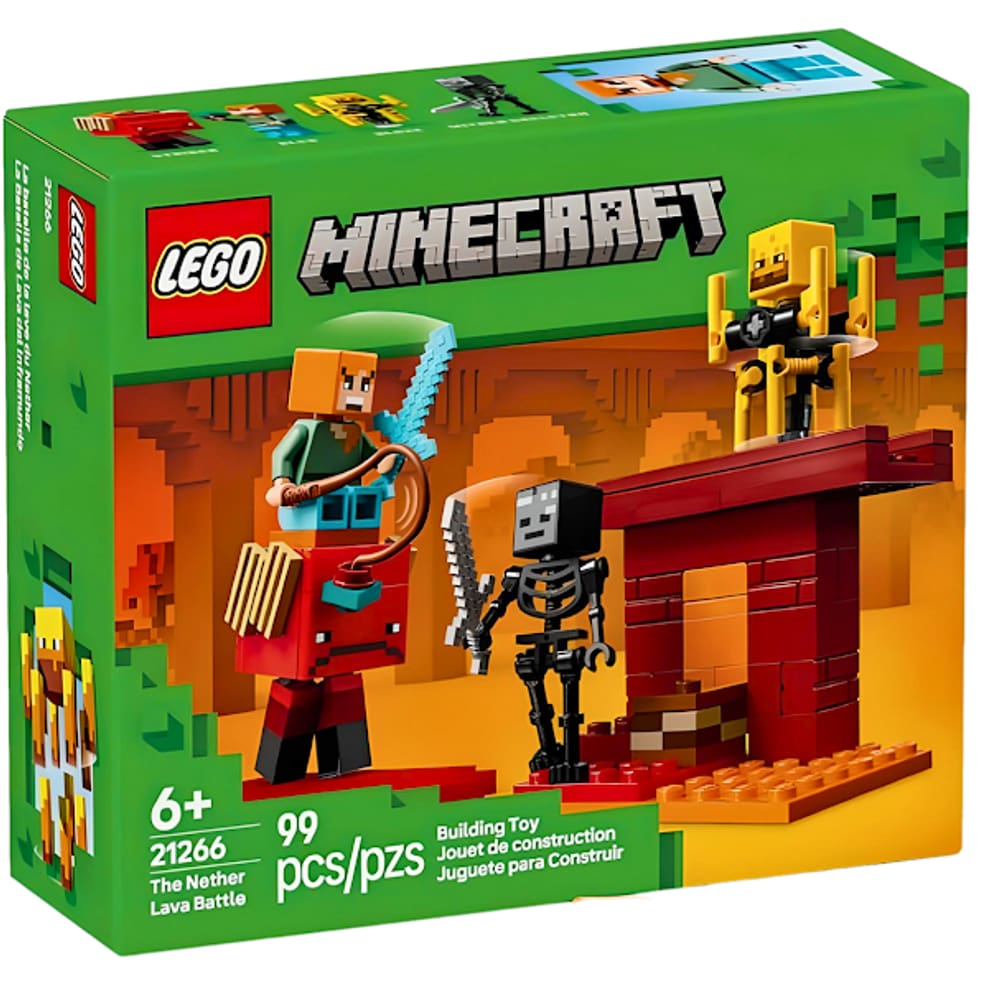 Lego Minecraft A Batalha de Lava no Nether 21266