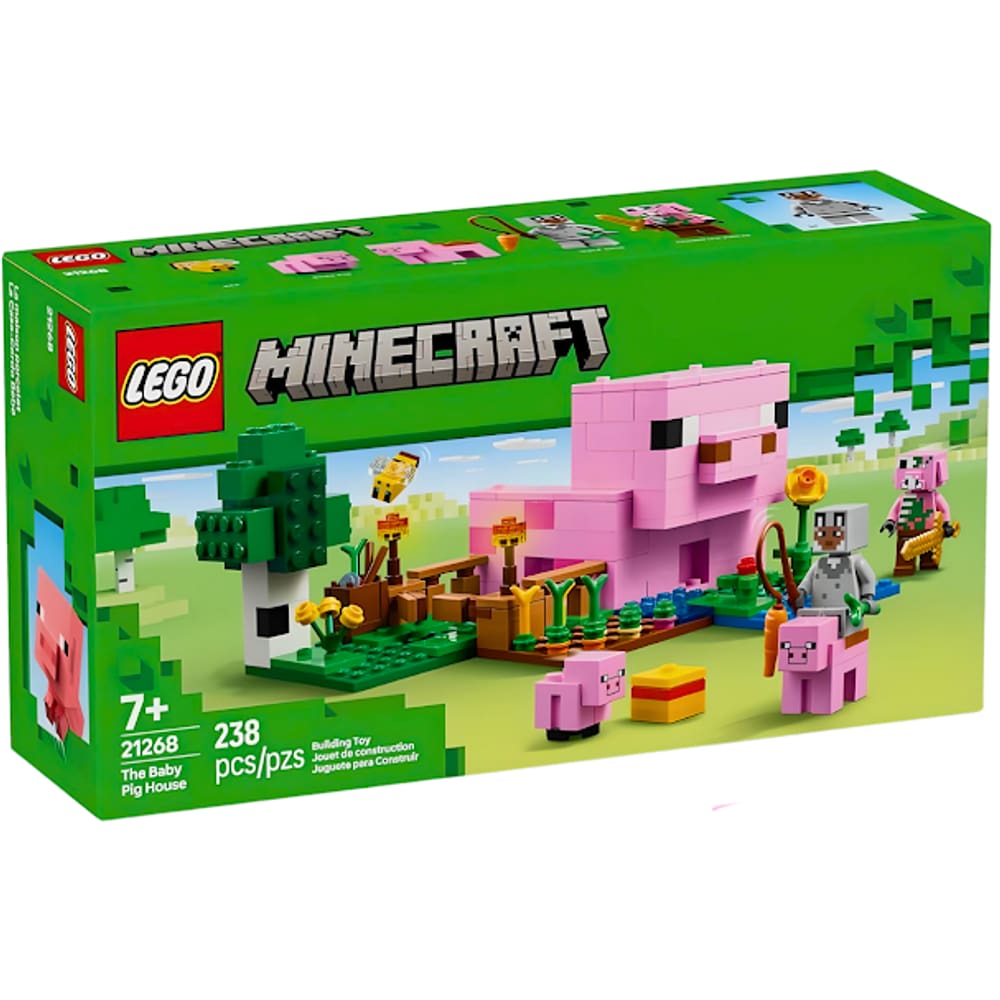 Blocos de Montar Lego Minecraft A Casa do Porquinho 21268