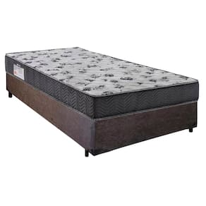 Cama Box Solteiro Suede + Colchão De Espuma D33 - SerenePrime - 88cm