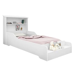 Cama Com Colchão Infantil Branca Liz