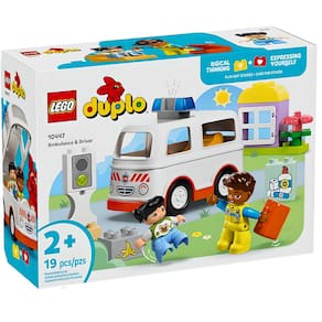 Blocos de Montar Lego Duplo Ambulância e Motorista 10447