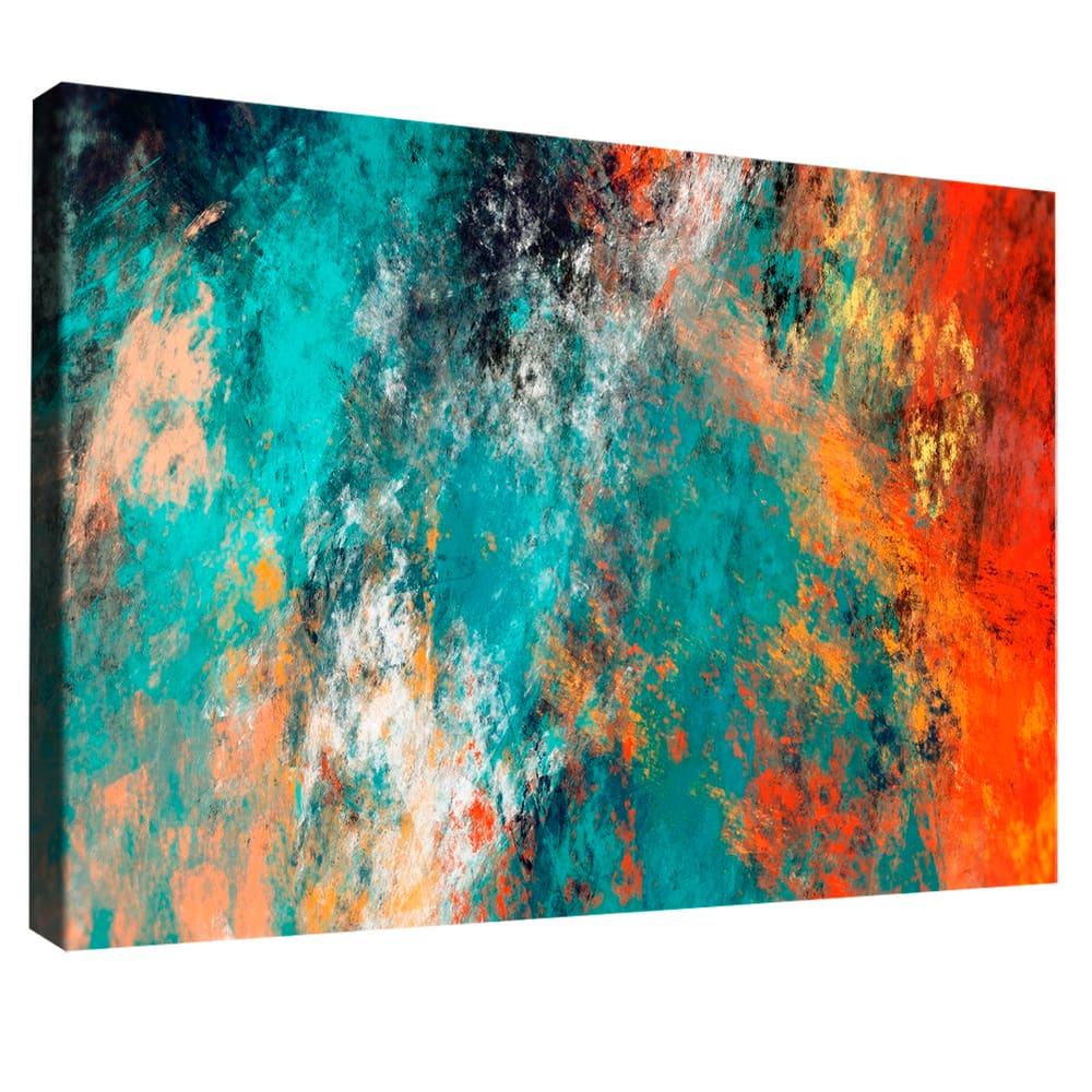 Quadro Decorativo Nuvens Abstratas Coloridas