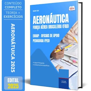 Apostila Aeronáutica Do Brasil 2025 Eaoap Oficiais Apoio