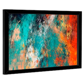 Quadro Decorativo Nuvens Abstratas Coloridas