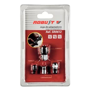 Jogo de Adaptadores para Soquetes e Bits 4 Peças - Robust 060330